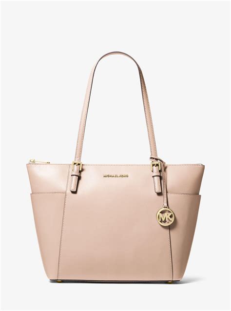 michael kors jet set tote pale pink|Michael Kors large open tote.